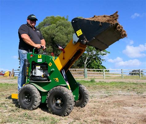 landscaping with mini skid steer|stand on skid steers.